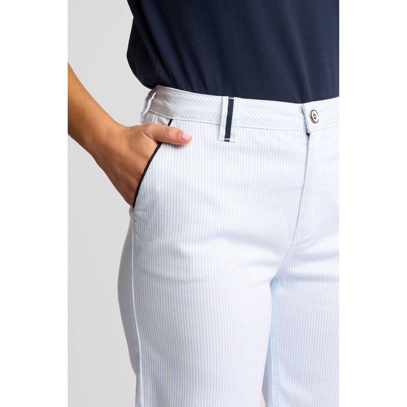 Vassalli Slim Leg Above Knee Short With Contrast Trim image number 2